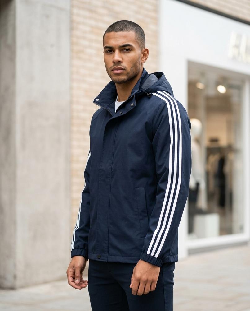 Zumieze - Yolun | Hooded Striped Jacket Men