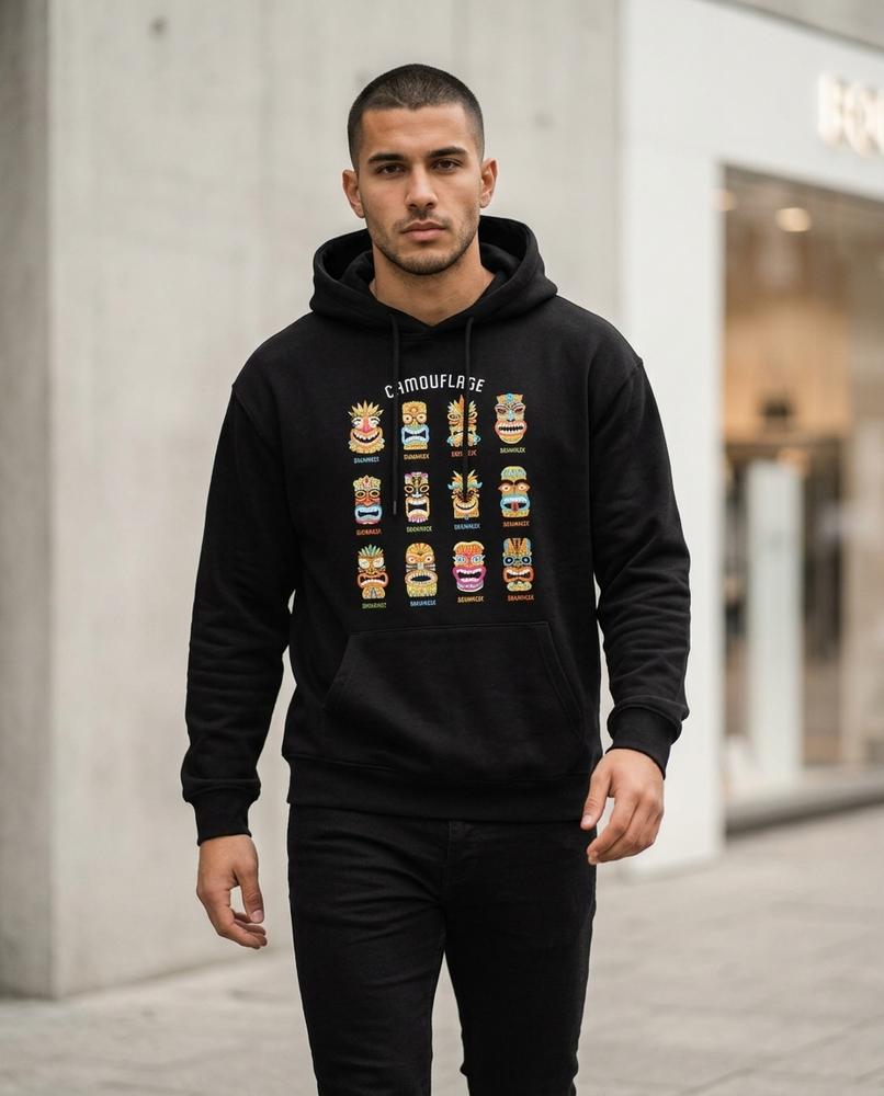 Zumieze - Zidov | Printed Hooded Hoodie Men