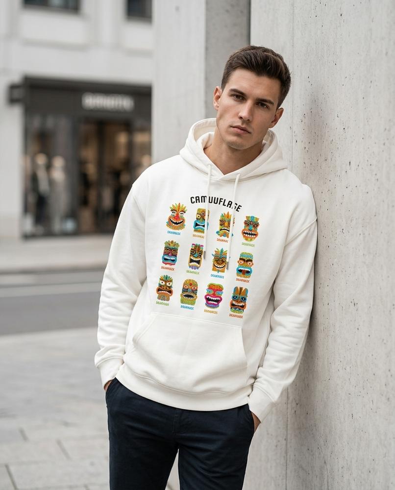 Zumieze - Zidov | Printed Hooded Hoodie Men