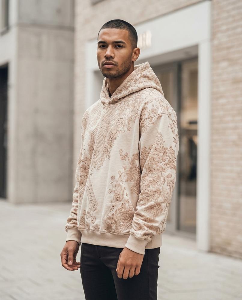 Zumieze - Dapit | Oversized Patterned Hoodie Unisex