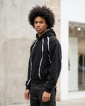 Zumieze - Setur | Frayed-Seam Relaxed-Fit Hoodie Men
