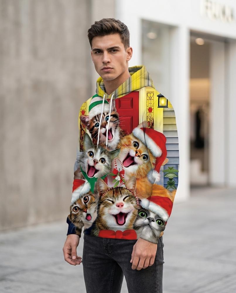 Zumieze - Eihuv | Printed Long-Sleeved Hoodie Men