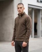Zumieze - Eihak | Fleece Zip-Neck Sweater Men