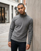Zumieze - Eihak | Fleece Zip-Neck Sweater Men