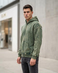 Zumieze - Vehil | Washed Zip-Up Hoodie Men