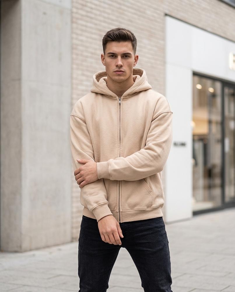 Zumieze - Vehil | Washed Zip-Up Hoodie Men
