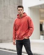 Zumieze - Vehil | Washed Zip-Up Hoodie Men