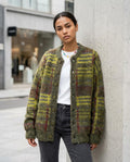 Zumieze - Soser | Plaid Textured Knit Cardigan Unisex