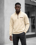 Zumieze - Yokuv | Quarter-Zip Stand-Collar Sweatshirt Men
