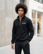 Zumieze - Yokuv | Quarter-Zip Stand-Collar Sweatshirt Men