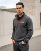 Zumieze - Yokuv | Quarter-Zip Stand-Collar Sweatshirt Men