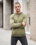 Zumieze - Nufar | Garment-Dyed Raglan-Sleeve Sweatshirt Men