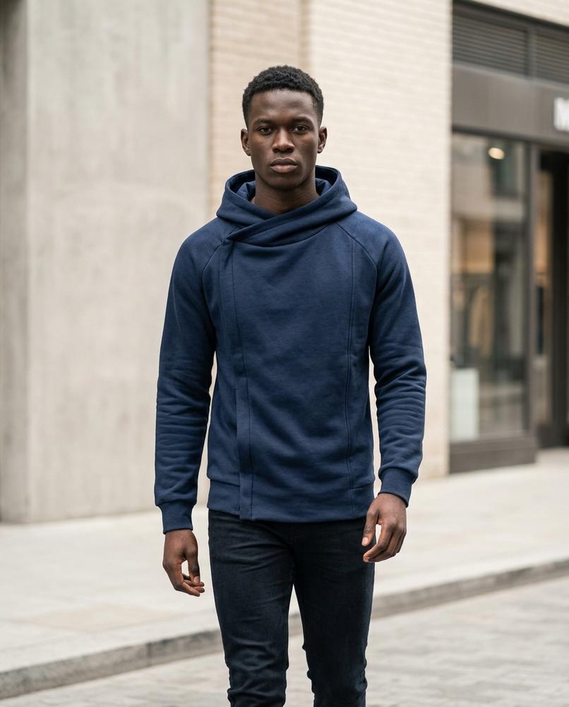 Zumieze - Legik | Asymmetrical Fitted Hoodie Men