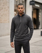 Zumieze - Visik | Quarter-Zip Fleece Sweater Men