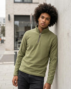 Zumieze - Visik | Quarter-Zip Fleece Sweater Men