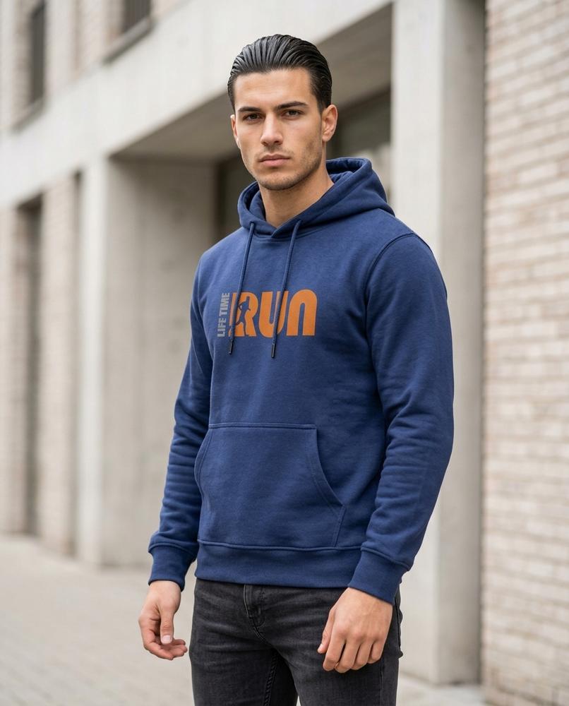 Zumieze - Mitin | Printed Relaxed-Fit Hoodie Men