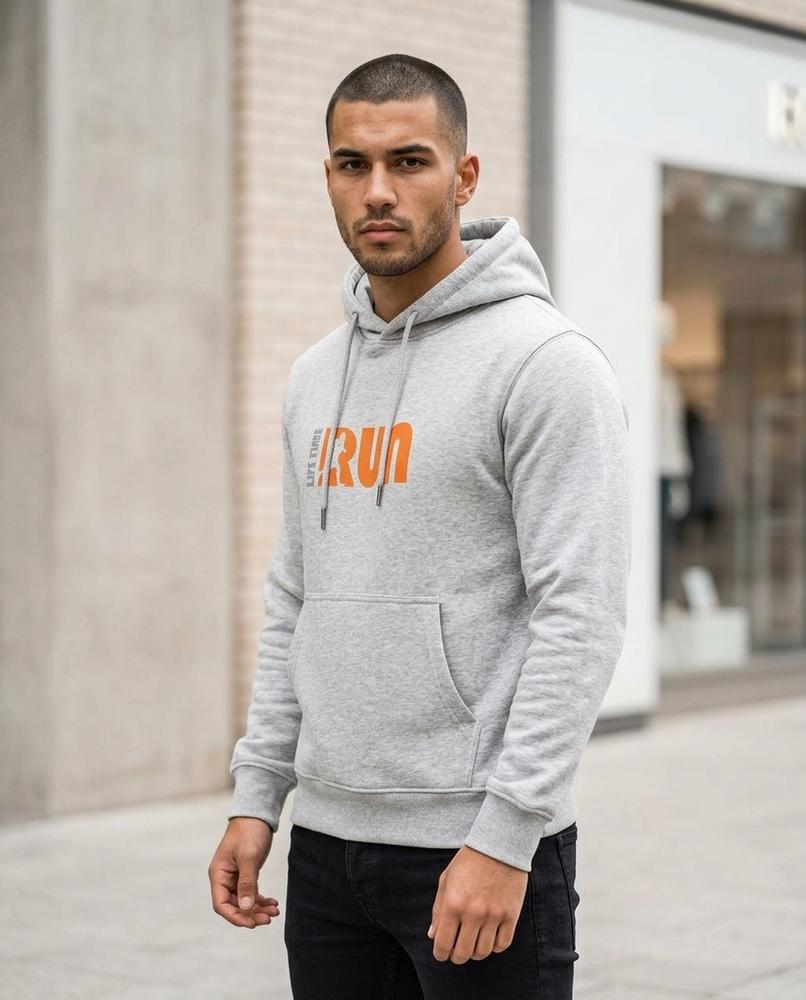 Zumieze - Mitin | Printed Relaxed-Fit Hoodie Men