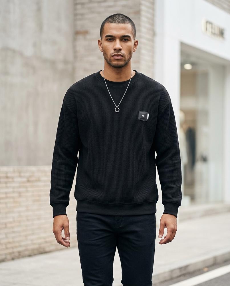 Zumieze - Vutod | Structured Crewneck Sweater Men