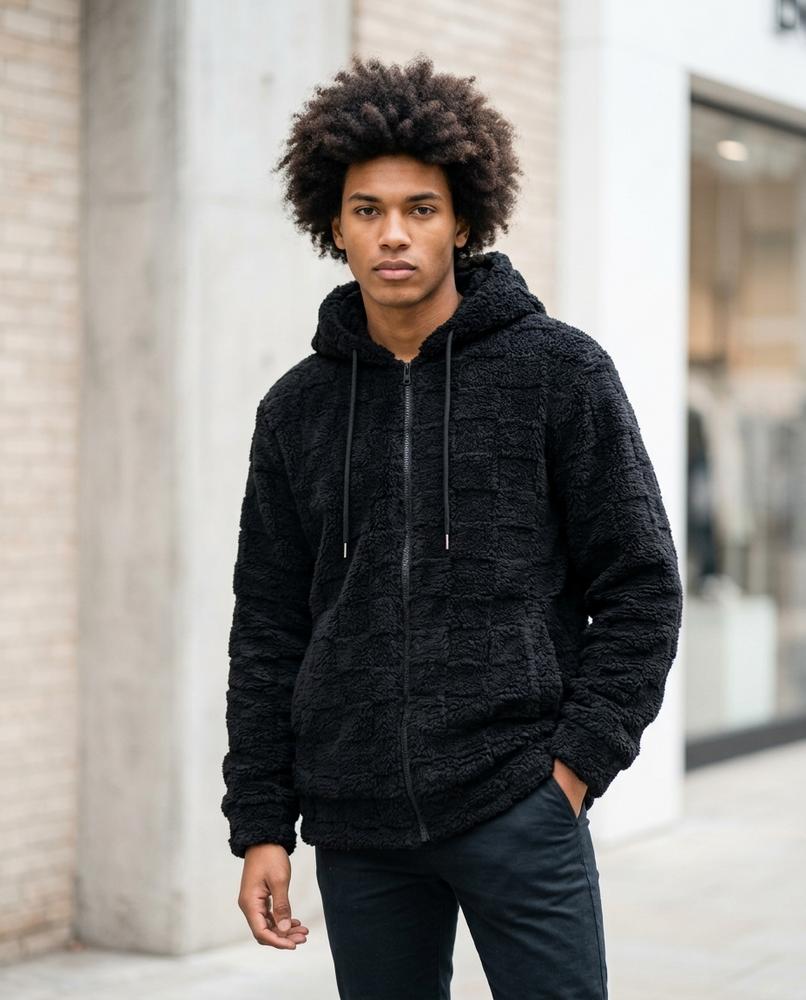 Zumieze - Yepan | Textured Hooded Jacket Men