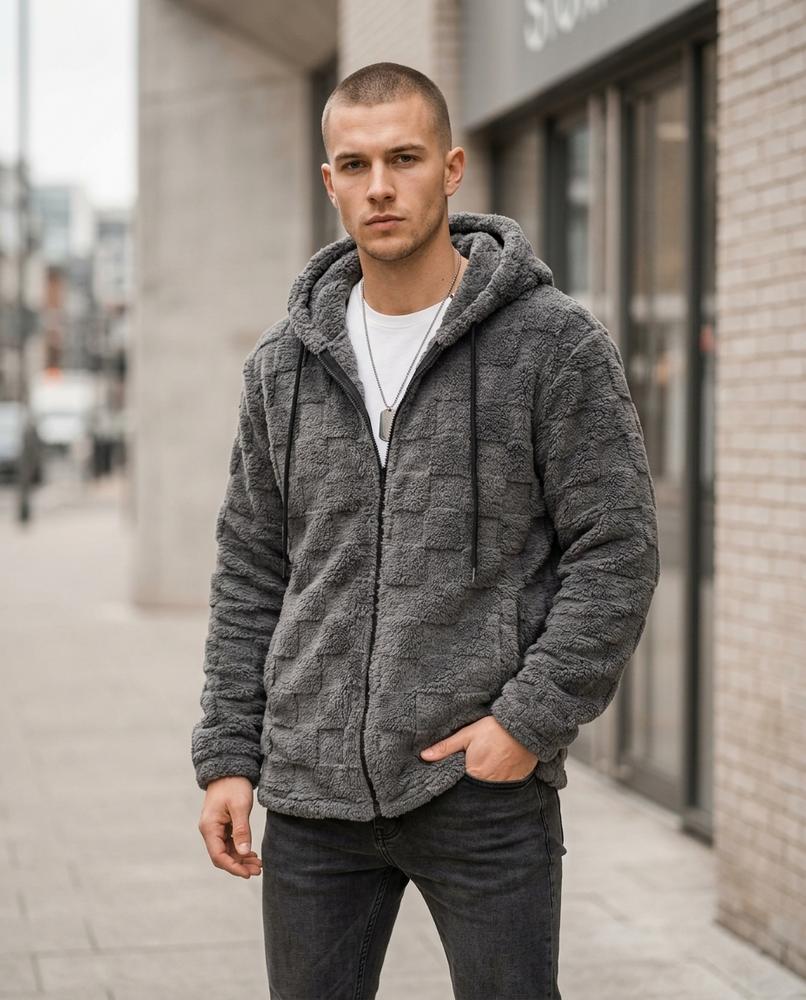 Zumieze - Yepan | Textured Hooded Jacket Men
