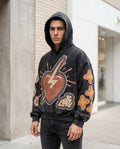 Zumieze - Migim | Washed Appliquéd Hoodie Unisex
