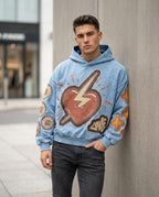 Zumieze - Migim | Washed Appliquéd Hoodie Unisex