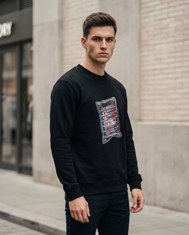 Zumieze - Sebal | Printed Crewneck Sweatshirt Men