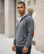 Zumieze - Dafut | Quarter-Zip Patched Hoodie Men