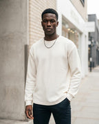 Zumieze - Kafal | Textured Relaxed-Fit Sweater Men