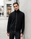 Zumieze - Morun | Ribbed Distressed Knit Cardigan Men