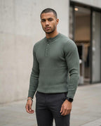 Zumieze - Kodet | Ribbed Slim Fit Sweater Men