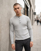 Zumieze - Kodet | Ribbed Slim Fit Sweater Men