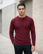 Zumieze - Kodet | Ribbed Slim Fit Sweater Men