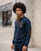 Zumieze - Zilad | Fleece-Lined Half-Zip Sweatshirt Men