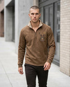 Zumieze - Zilad | Fleece-Lined Half-Zip Sweatshirt Men