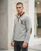 Zumieze - Zilad | Fleece-Lined Half-Zip Sweatshirt Men