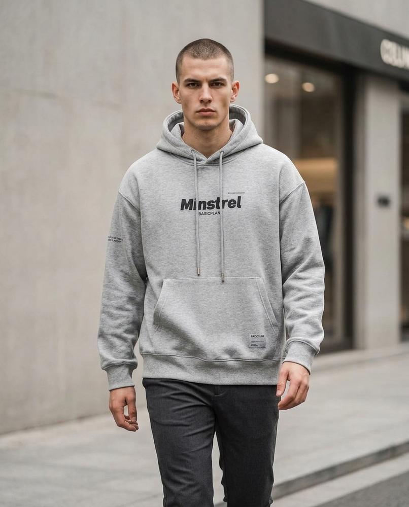 Zumieze - Koras | Printed Loose-Fit Hoodie Men