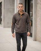 Zumieze - Sopol | Marled Button-Neck Sweater Men