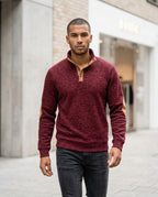 Zumieze - Sopol | Marled Button-Neck Sweater Men