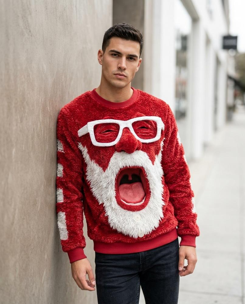 Zumieze - Ruwen | Plush Textured Sweater Men
