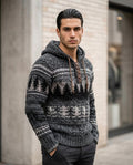 Zumieze - Cabat | Heavy-Knit Nordic-Pattern Sweater Men