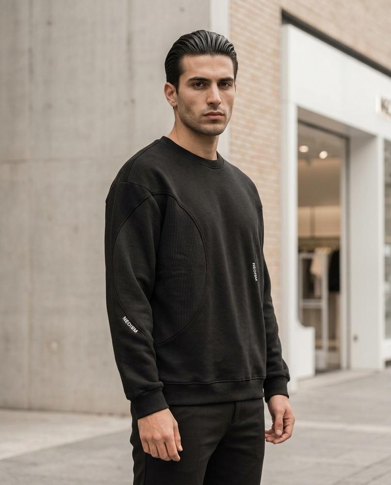 Zumieze - Coler | Paneled Structured Sweatshirt Unisex