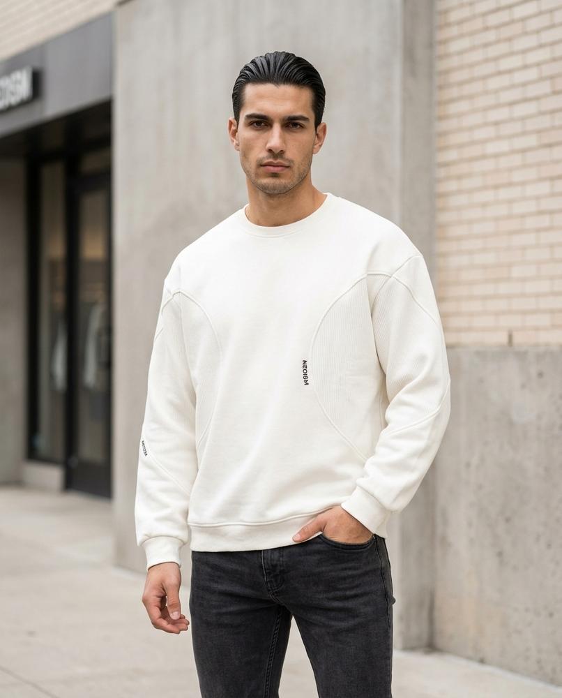 Zumieze - Coler | Paneled Structured Sweatshirt Unisex