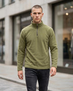 Zumieze - Kevun | Quarter-Zip Stand-Collar Sweater Men
