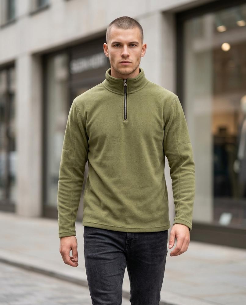 Zumieze - Kevun | Quarter-Zip Stand-Collar Sweater Men