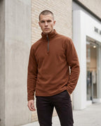Zumieze - Kevun | Quarter-Zip Stand-Collar Sweater Men