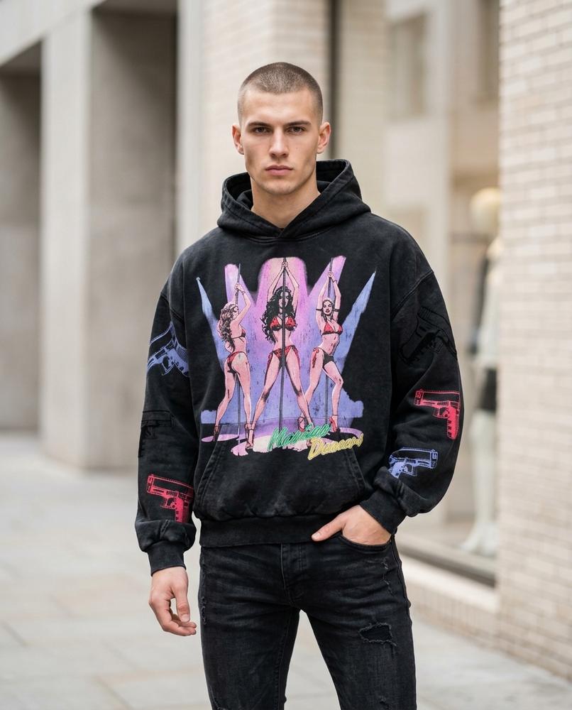 Zumieze - Surul | Printed Oversized Hoodie Unisex