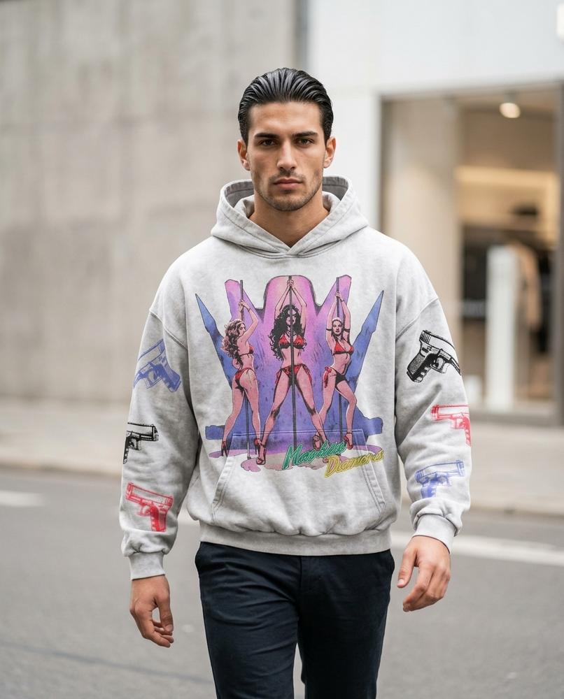 Zumieze - Surul | Printed Oversized Hoodie Unisex