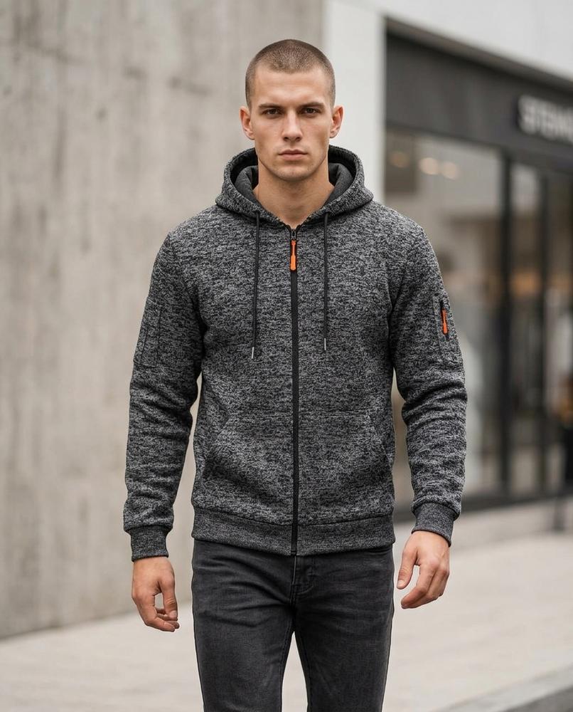 Zumieze - Rabid | Heathered Zip-Up Hoodie Men