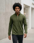 Zumieze - Sukil | Textured Quarter-Zip Sweater Men